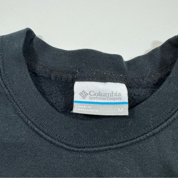 Columbia Mens Trek Crewneck Sweatshirt Black Size Medium - Picture 4 of 6